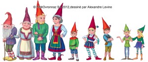 Personnages des lutins et des elfs