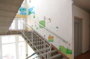 HEL, cage d'escalier