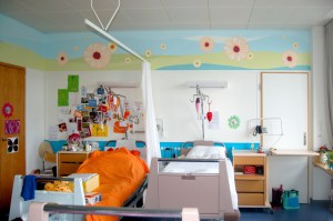Kantonspital de Wintertour, décoration de la chambre  ados, filles
