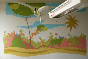 Décorations de l'Hôpital de Winterthur, chambre léopard