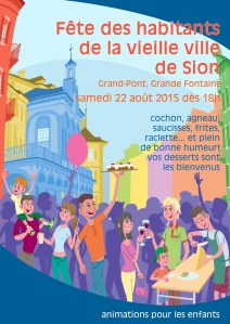 Fête des habitants de la vieille ville de Sion