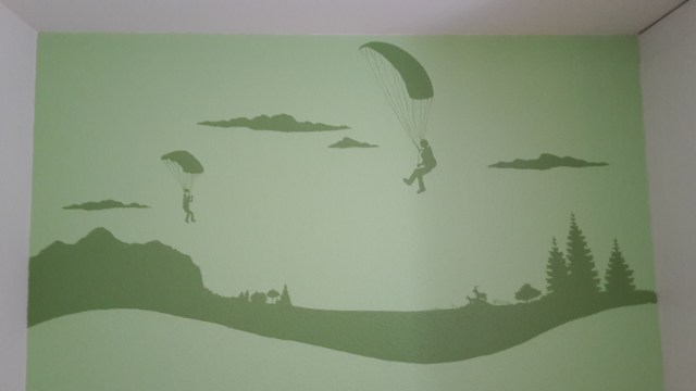 FOJ Genève, Foyer La Maison Sous-Balme, chambre Parapante.dètail