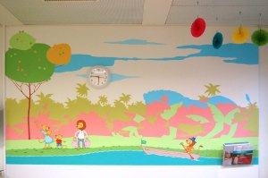 decoration-inselspital-berne-chirurgie-pediatrie-chambre-lion-mur-1a