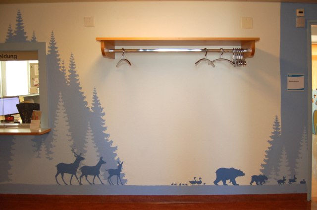 Ostschweizer Kinderspital St. Gallen, Hôpital du jour, couloir (3)