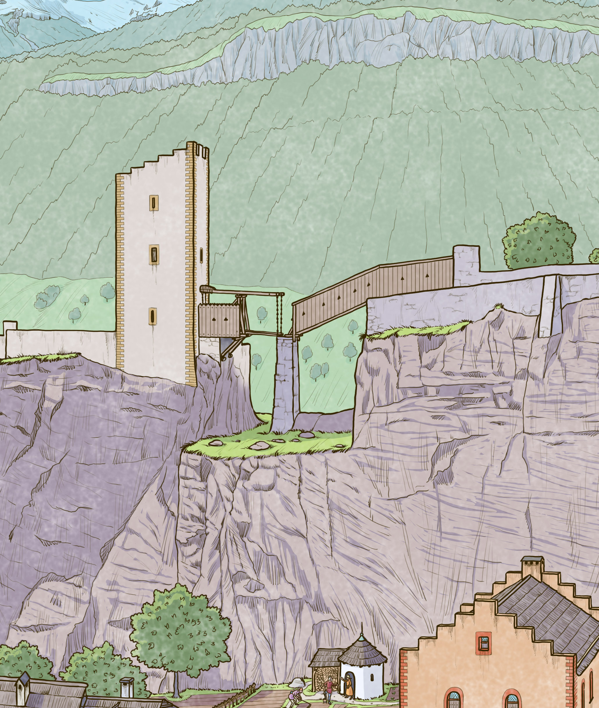 Châteux De Vidomnat et de Majorit copie.4